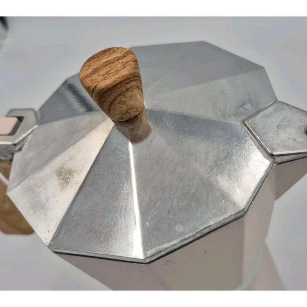 Espresso Maker,  Stovetop Italian Coffee Maker, Ground Coffee New With Flaws